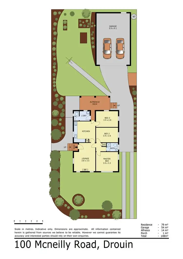 Floorplan of Homely house listing, 100 McNeilly Road, Drouin VIC 3818