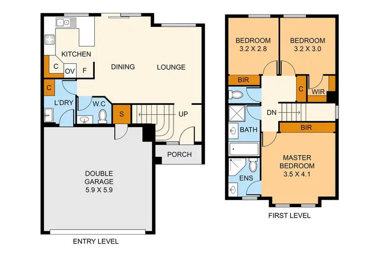 Floorplan of Homely house listing, 21 St Laurent Rise, Knoxfield VIC 3180
