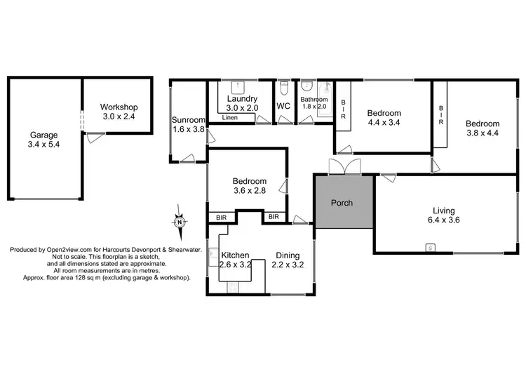 Floorplan of Homely house listing, 21 Devonport Road, Quoiba TAS 7310