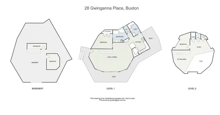 Floorplan of Homely rural property listing, 28 Gwinganna Place, Buxton VIC 3711
