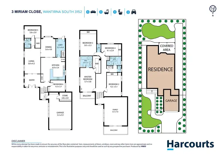 Floorplan of Homely house listing, 3 Miriam Close, Wantirna South VIC 3152