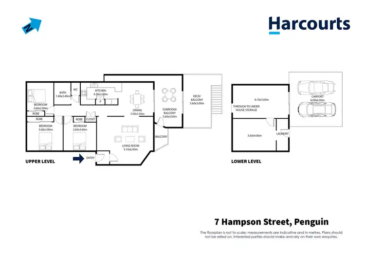 Floorplan of Homely house listing, 7 Hampson Street, Penguin TAS 7316