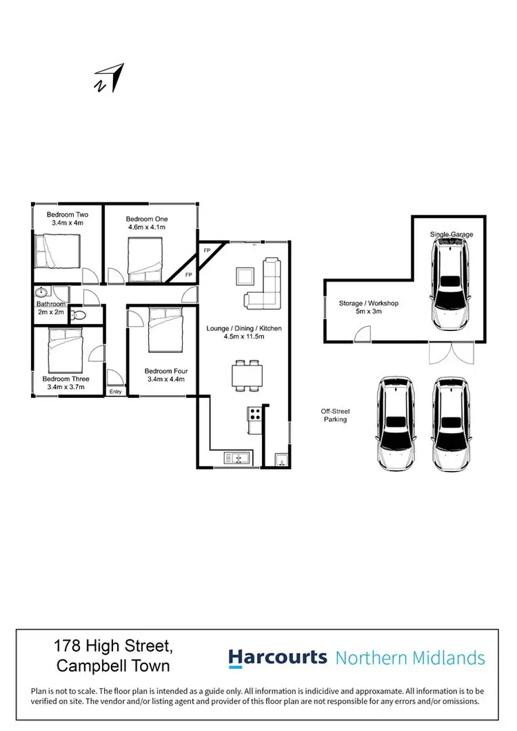 Floorplan of Homely house listing, 178 High Street, Campbell Town TAS 7210