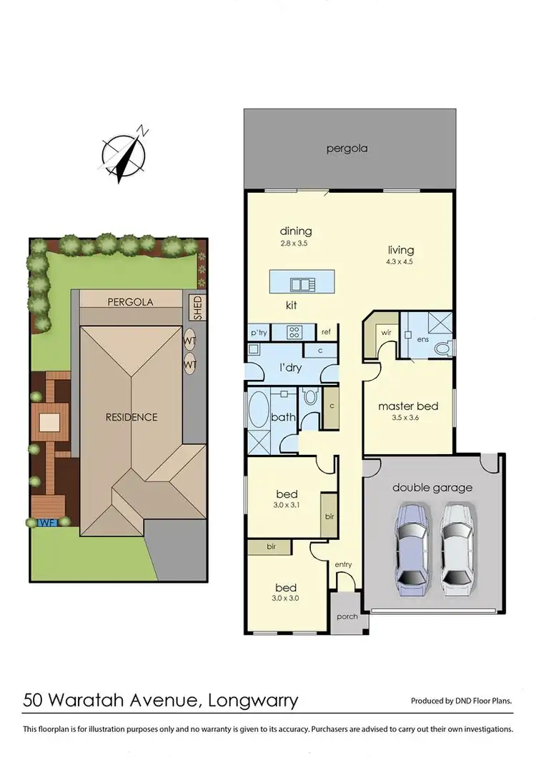 Floorplan of Homely house listing, 50 Waratah Street, Longwarry VIC 3816