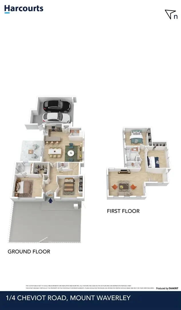 Floorplan of Homely townhouse listing, 1/4 Cheviot Road, Mount Waverley VIC 3149