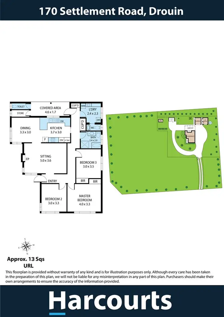 Floorplan of Homely house listing, 170 Settlement Road, Drouin VIC 3818