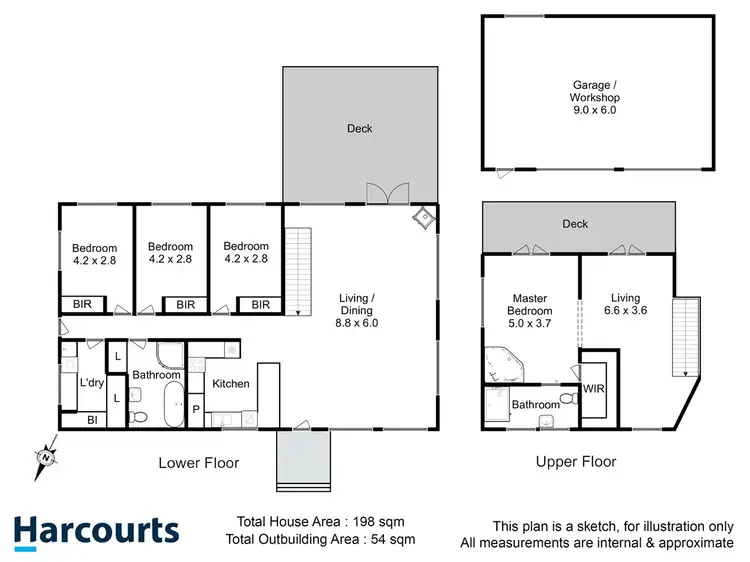 Floorplan of Homely house listing, 14 Garthfield Avenue, Cygnet TAS 7112