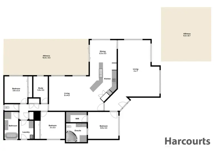 Floorplan of Homely house listing, 11 Wilson Court, Trafalgar VIC 3824