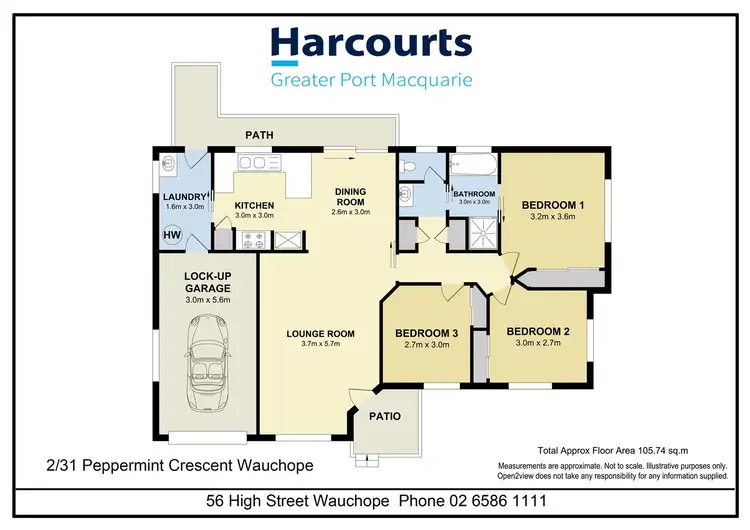 Floorplan of Homely house listing, 31 Peppermint Crescent, Wauchope NSW 2446