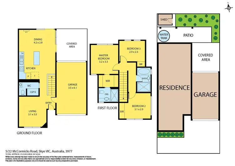 Floorplan of Homely unit listing, 5/22 McCormicks Road, Skye VIC 3977