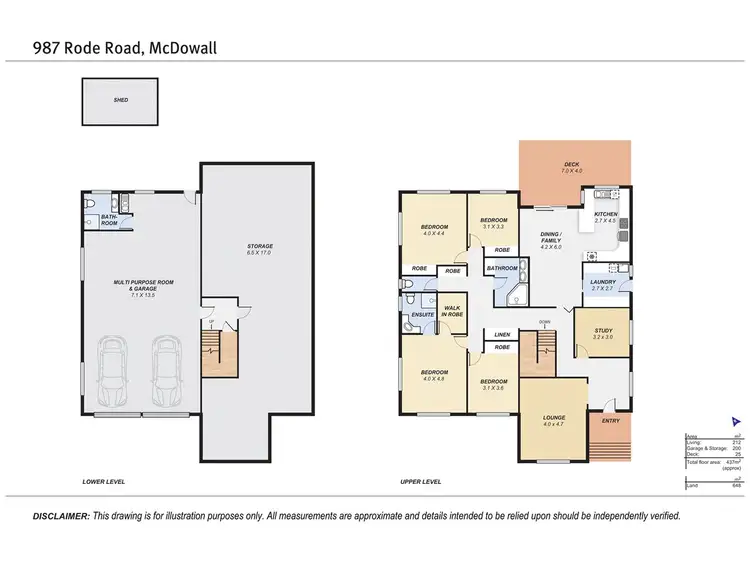 Floorplan of Homely house listing, 987 Rode Road, Mcdowall QLD 4053