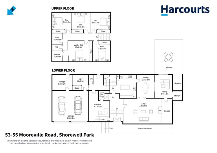 Floorplan of Homely house listing, 53-55 Mooreville Road, Shorewell Park TAS 7320