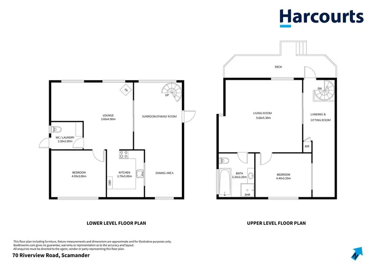 Floorplan of Homely rural property listing, 70 Riverview Road, Scamander TAS 7215