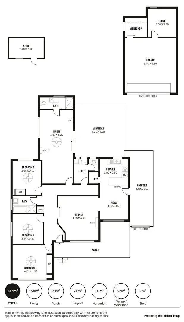 Floorplan of Homely house listing, 34 Briant Road, Magill SA 5072
