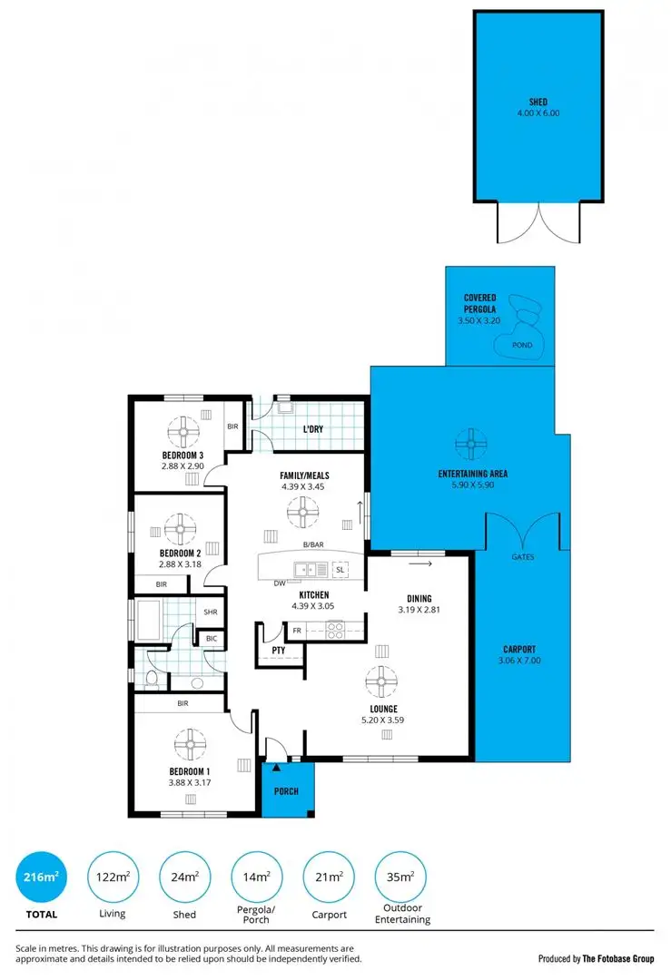 Floorplan of Homely house listing, 13 Portia Street, Flagstaff Hill SA 5159