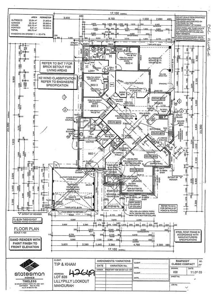 Floorplan of Homely house listing, 2 Lilly Pilly Lookout, Halls Head WA 6210