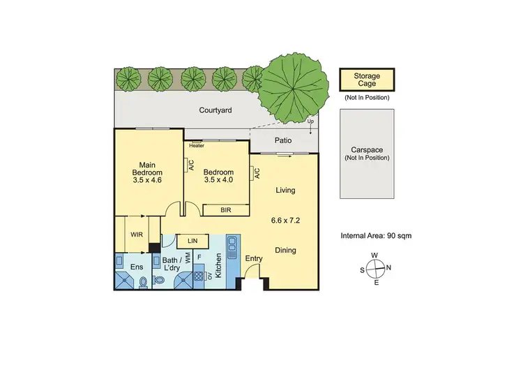 Floorplan of Homely apartment listing, 104/662 Whitehorse Road, Mont Albert VIC 3127