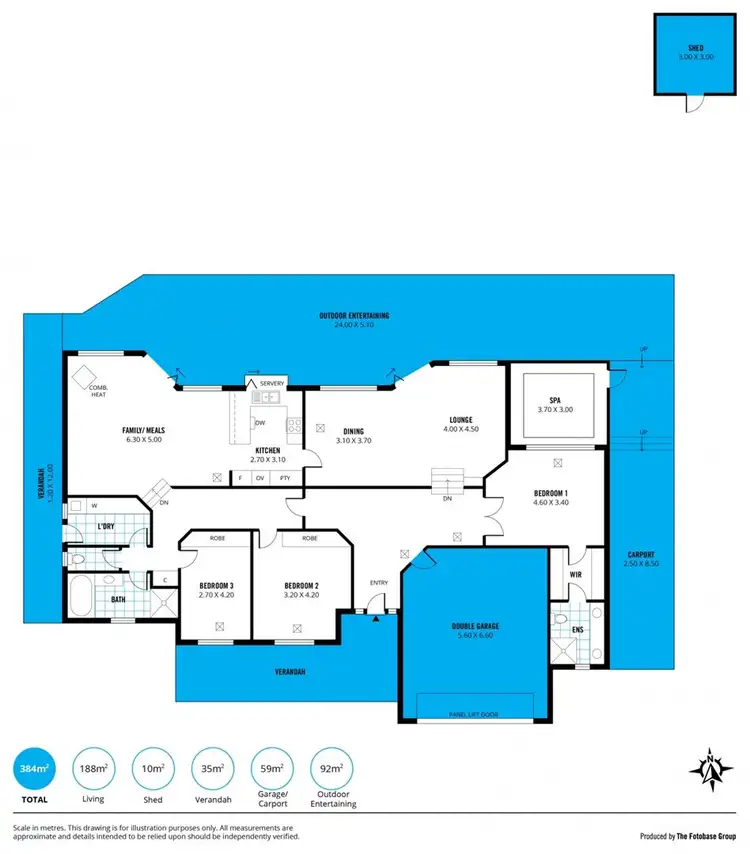 Floorplan of Homely house listing, 56 Seaview Drive, Happy Valley SA 5159
