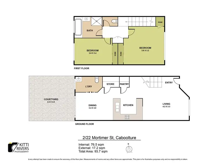 Floorplan of Homely unit listing, 2/22 Mortimer Street, Caboolture QLD 4510