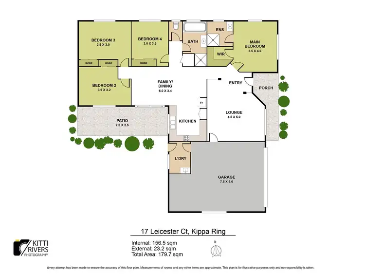 Floorplan of Homely house listing, 17 Leicester Court, Kippa-ring QLD 4021