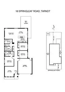 Floorplan of Homely house listing, 18 Springleaf Road, Tarneit VIC 3029