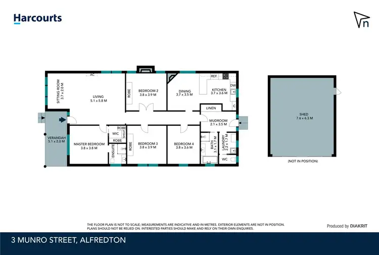 Floorplan of Homely house listing, 3 Munro Street, Alfredton VIC 3350