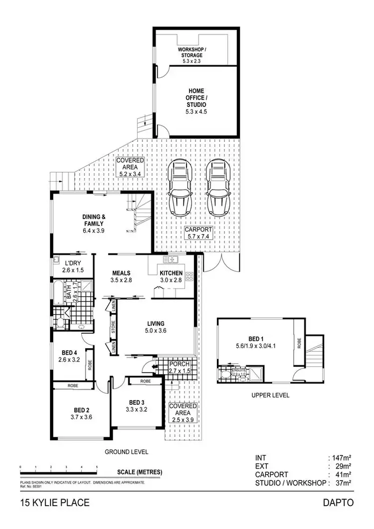 Floorplan of Homely house listing, 15 Kylie Place, Dapto NSW 2530