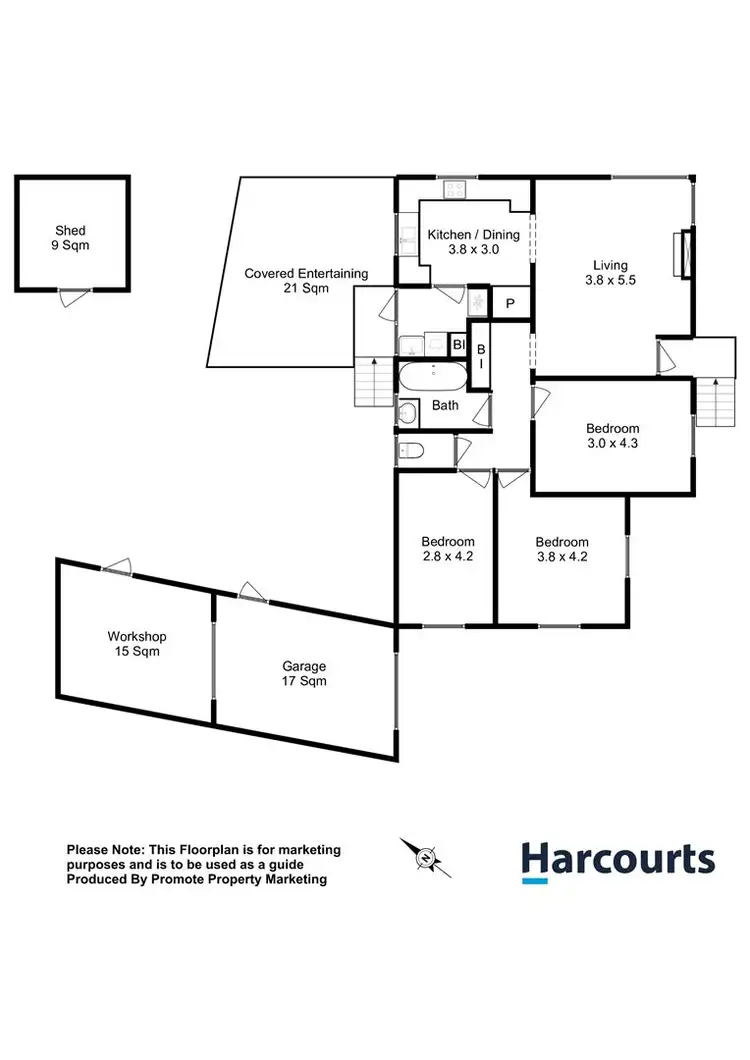 Floorplan of Homely house listing, 70 Laurel Street, Risdon Vale TAS 7016