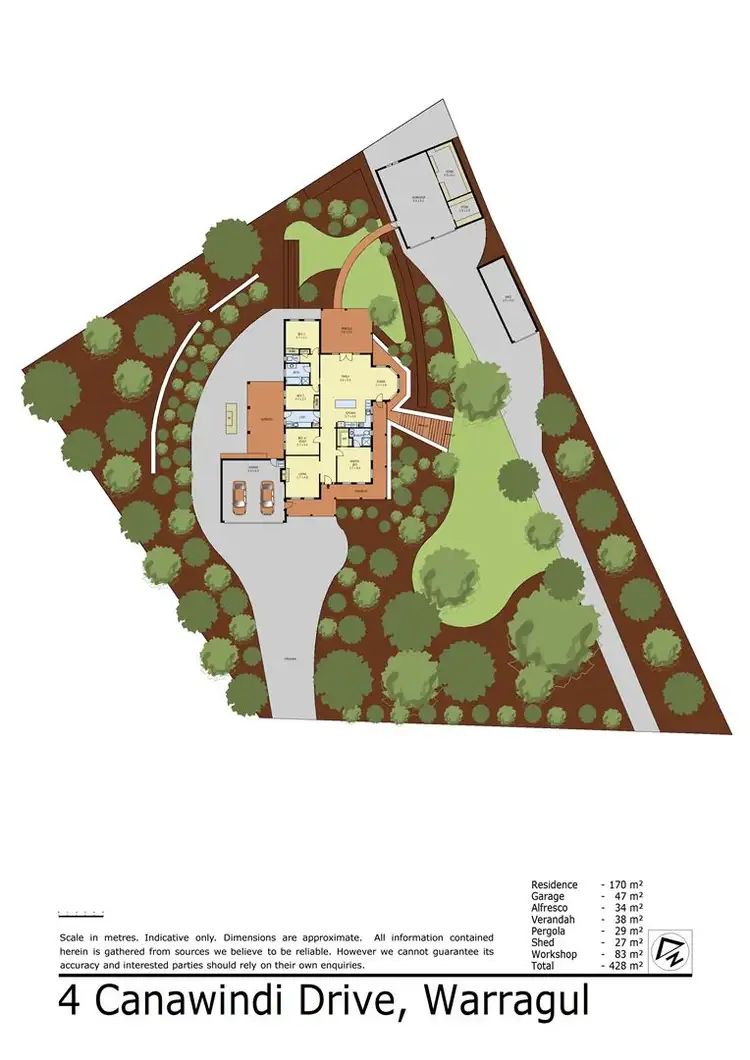 Floorplan of Homely house listing, 4 Canawindi Drive, Warragul VIC 3820