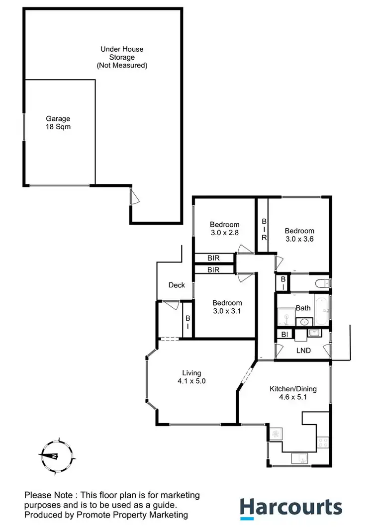 Floorplan of Homely unit listing, 2/5 Lucia Court, Glenorchy TAS 7010