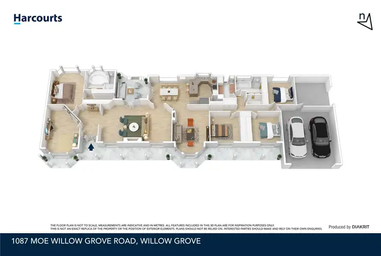 Floorplan of Homely rural property listing, 1087 Moe Willow Grove Road, Willow Grove VIC 3825