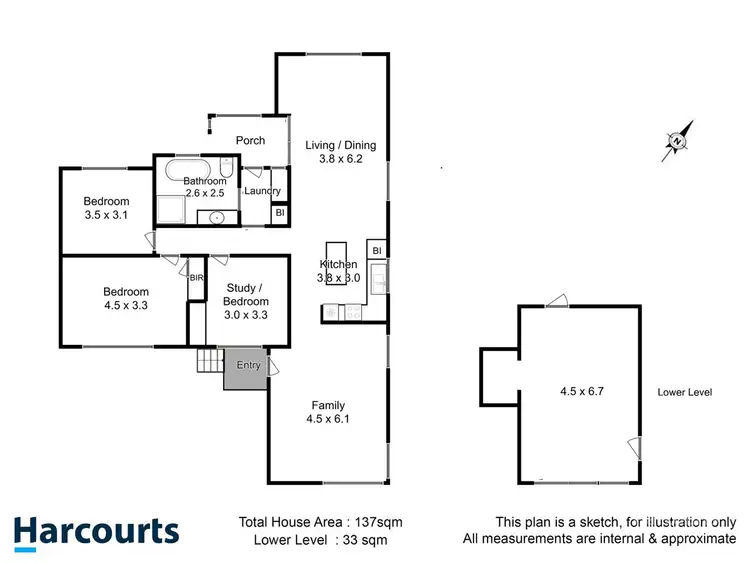 Floorplan of Homely house listing, 11 Edison Avenue, Blackmans Bay TAS 7052