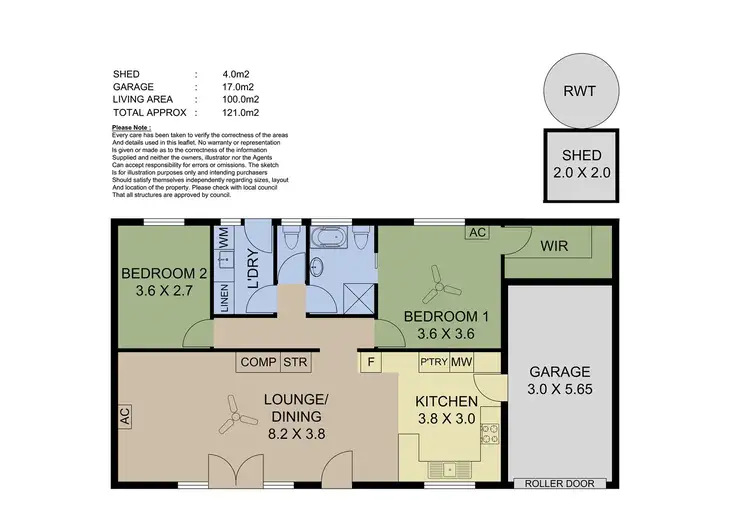Floorplan of Homely house listing, 2/2B Queen Street, Mount Barker SA 5251