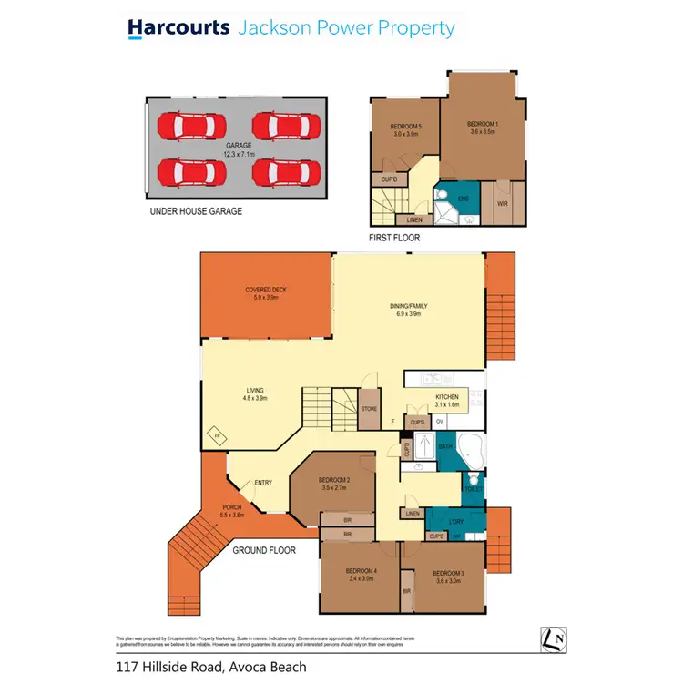 Floorplan of Homely house listing, 117 Hillside Road, Avoca Beach NSW 2251