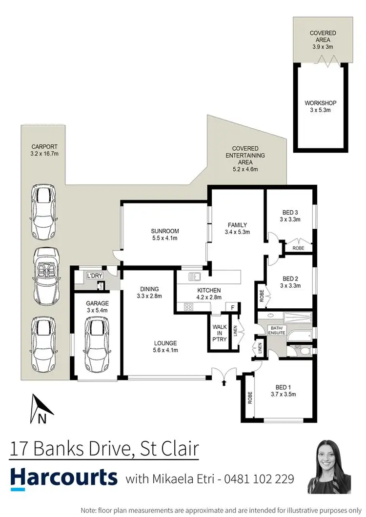 Floorplan of Homely house listing, 17 Banks Drive, St Clair NSW 2759