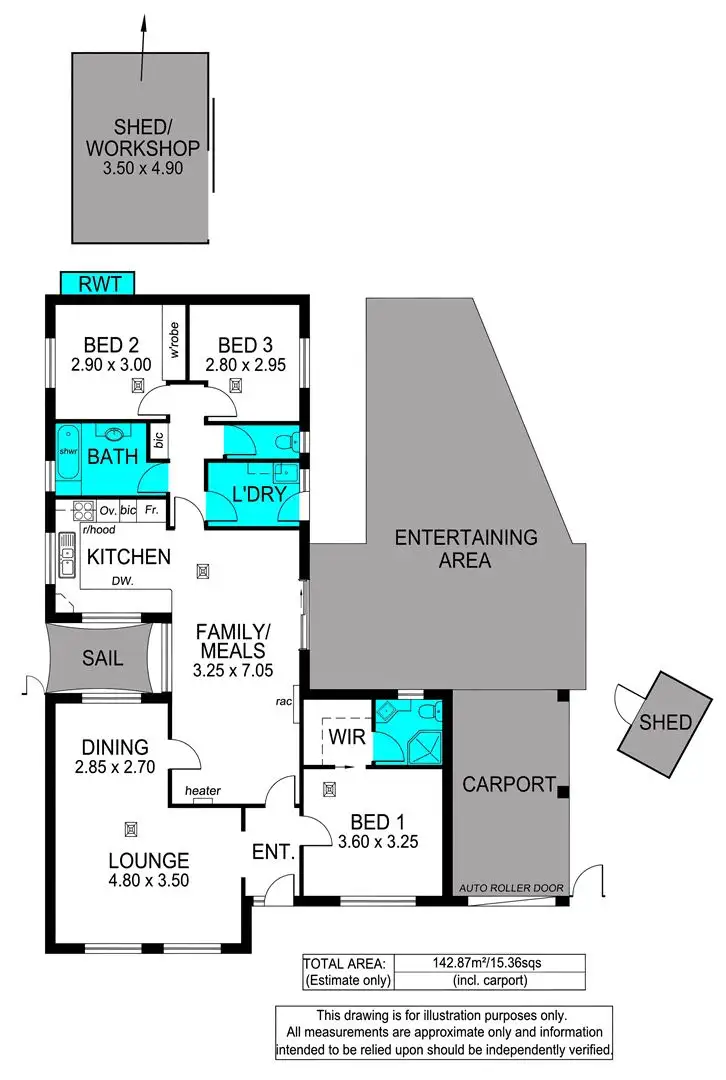 Floorplan of Homely house listing, 5 Anna Court, Hallett Cove SA 5158