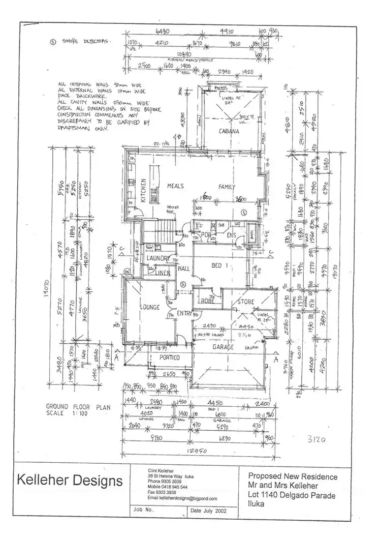 Floorplan of Homely house listing, 58 Delgado Parade, Iluka WA 6028