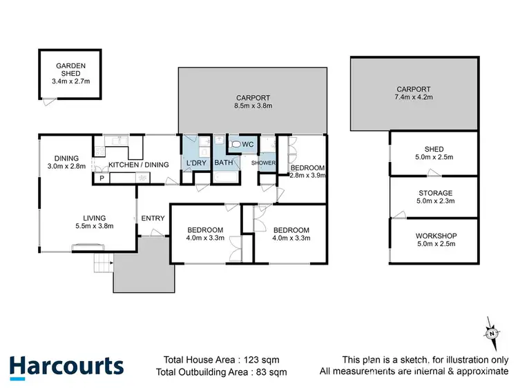Floorplan of Homely house listing, 47 Beach Road, Margate TAS 7054