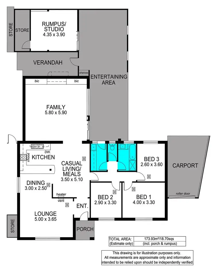 Floorplan of Homely house listing, 59 Delta Crescent, Aberfoyle Park SA 5159