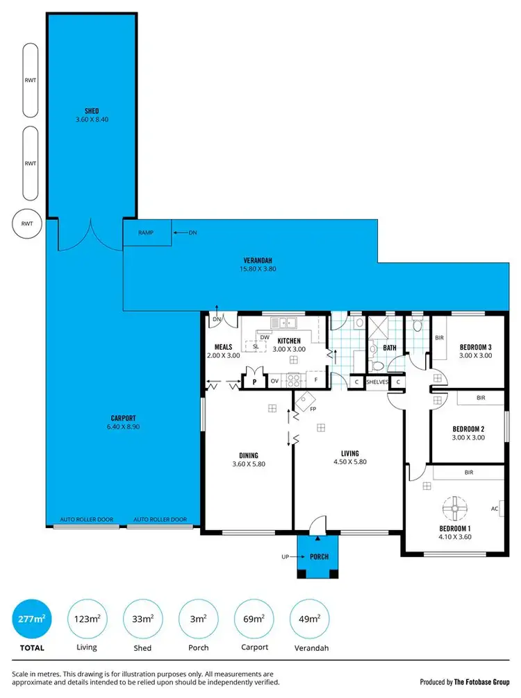 Floorplan of Homely house listing, 16 Kentucky Avenue, Panorama SA 5041