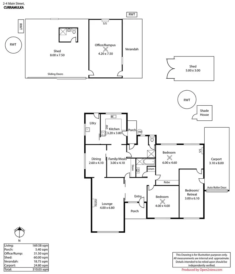 Floorplan of Homely house listing, 2-4 Main Street, Curramulka SA 5580