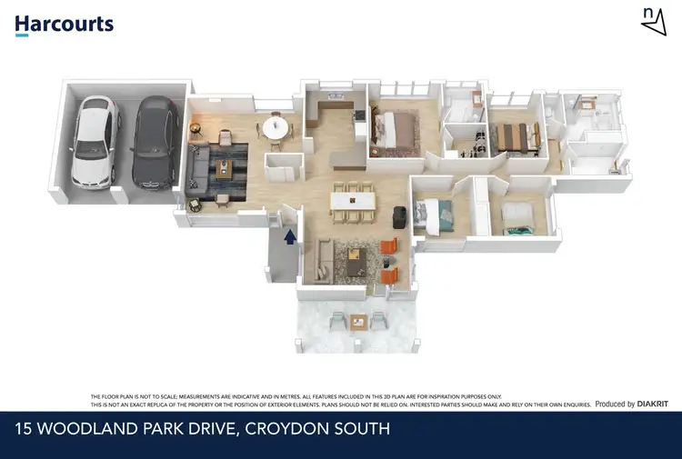 Floorplan of Homely house listing, 15 Woodland Park Rise, Croydon South VIC 3136