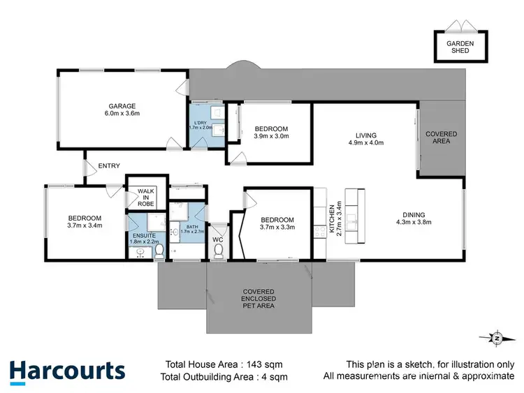 Floorplan of Homely house listing, 12 Talone Road, Blackmans Bay TAS 7052
