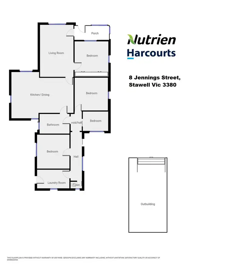Floorplan of Homely house listing, 8 Jennings Street, Stawell VIC 3380
