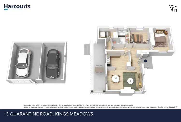 Floorplan of Homely house listing, 13 Quarantine Road, Kings Meadows TAS 7249