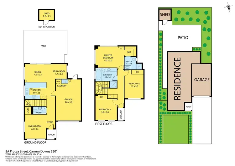 Floorplan of Homely unit listing, 8A Protea Street, Carrum Downs VIC 3201