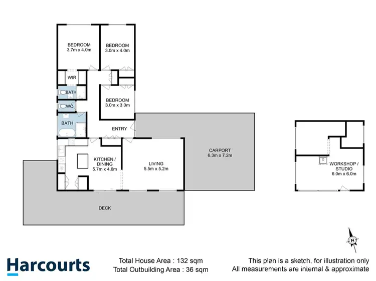 Floorplan of Homely rural property listing, 40 Pregnells Road, Allens Rivulet TAS 7150