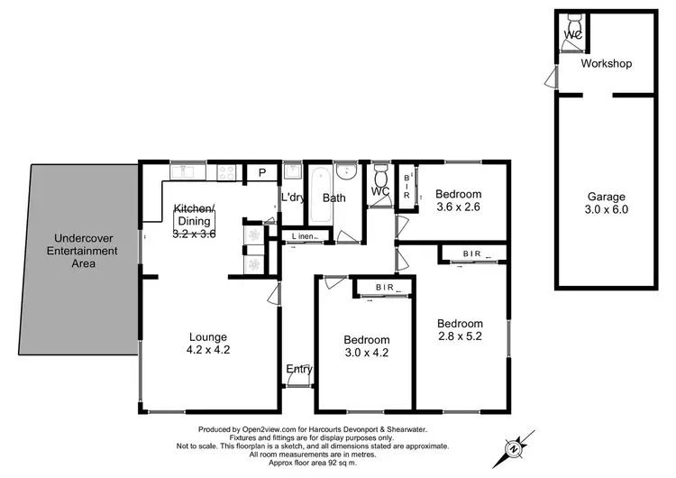 Floorplan of Homely house listing, 53 Raymond Avenue, Devonport TAS 7310