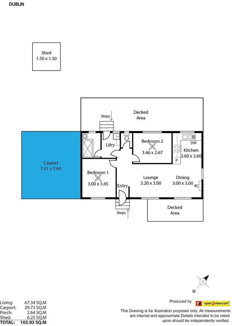Floorplan of Homely house listing, 16 First Street, Dublin SA 5501