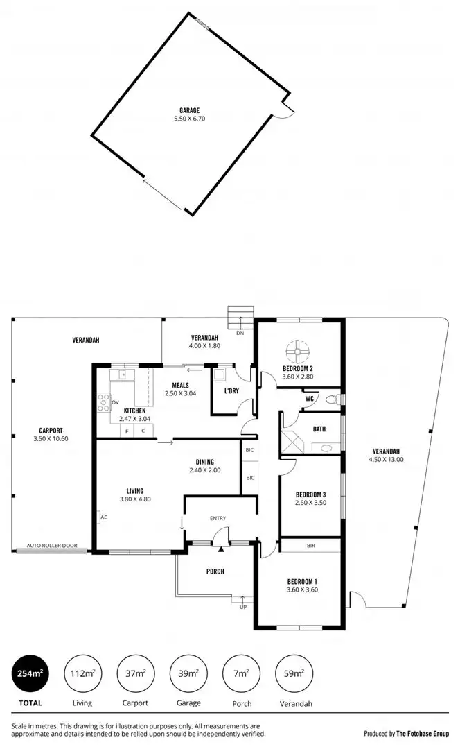 Floorplan of Homely house listing, 5 Pyalla Close, Reynella SA 5161